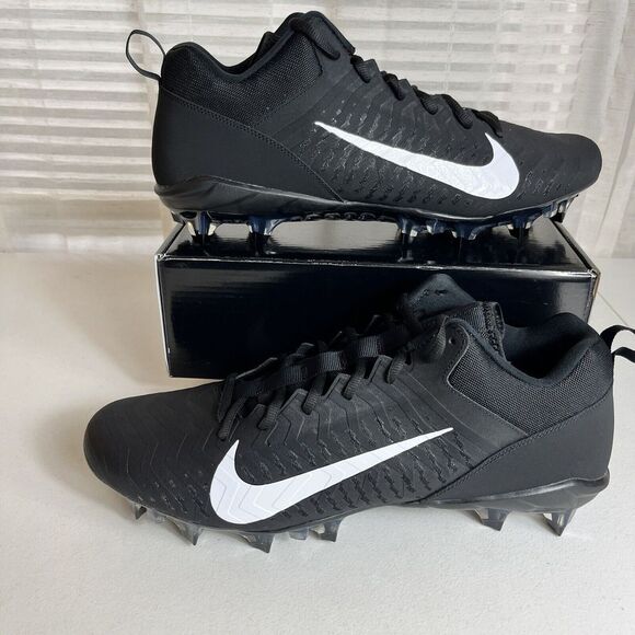 Nike Alpha Menace Pro‎ 2 Low Black Football Cleats Mens Size 15 CV6477-001 - Picture 1 of 6